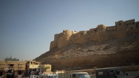 Ancient city in India Stock Footage 111677691
