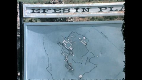 Ancient City Map Stock Footage 277585237