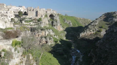 Ancient city in mountains  Stock Footage 23814821