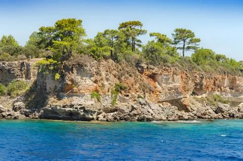 Ancient city Phaselis Stock Photos