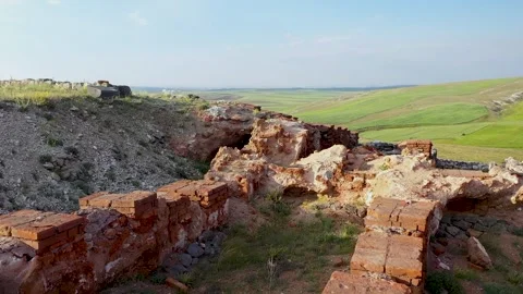 Ancient city ruins Stock Footage 293966465