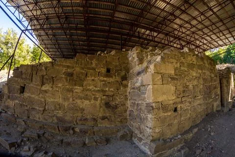 An ancient classical temple Stock Photos