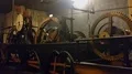 Ancient clock mechanism measuring time at Lviv City Hall, technical progress HD Footage