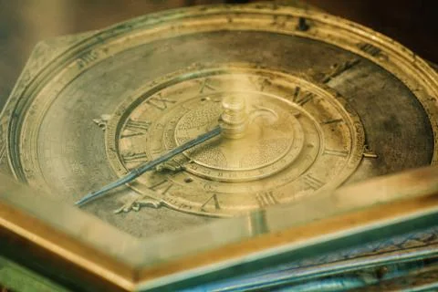 Ancient clock Foto stock