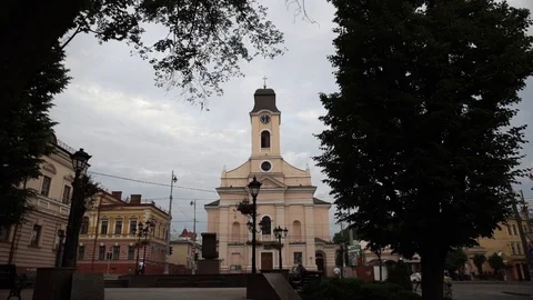 Ancient clock in the tower Stock Footage 111748688