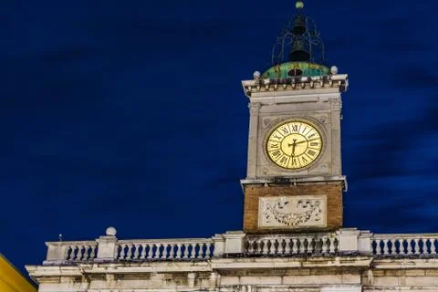 Ancient clock tower Stock Photos