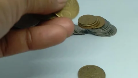 Ancient coin &amp; Banknote4 Stock Footage 258747637