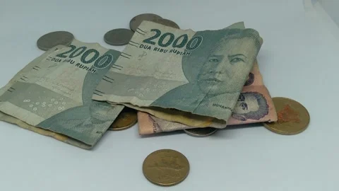 Ancient coin &amp; Banknote7 Stock Footage 258747807