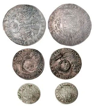 Ancient coins  Stock Photos