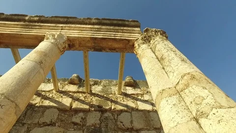 Ancient Collums 1 Stock Footage 77217943