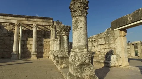 Ancient Collums 2 Stock Footage 77220196