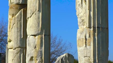Ancient column in Aphrodisias Stock Footage 148395412