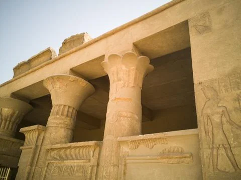 Ancient column crown Stock Photos