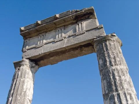 Ancient columns Stock Photos
