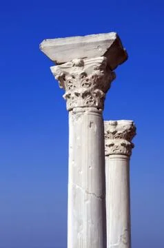 Ancient columns Stock Photos