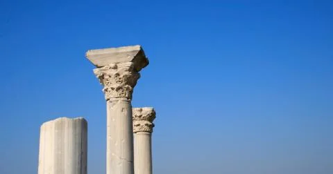 Ancient columns Stock Photos