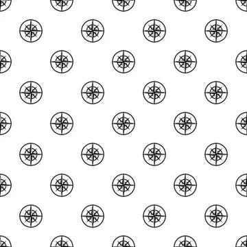 An ancient compass pattern, simple style 스톡 일러스트