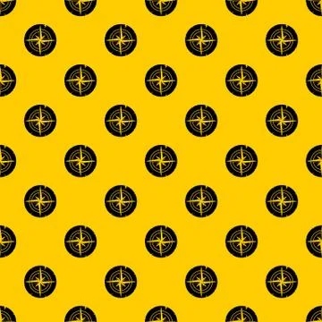 Ancient compass pattern vector Stock Illustration