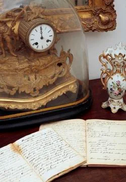 Ancient cookbook Stock Photos