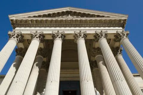 Ancient courthouse Stock Photos