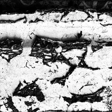 Ancient Cracking Paint. Shabby Texture. Grey Aged イラスト素材