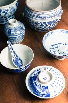 Ancient crockery Stock Photos