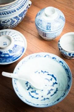 Ancient crockery Stock Photos