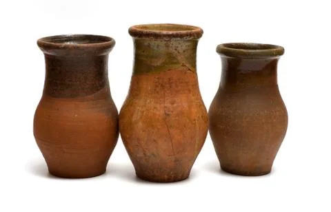 Ancient crocks. Stock Photos