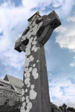Ancient cross Stock Photos