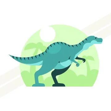 Ancient-dinosaur Stock Illustration