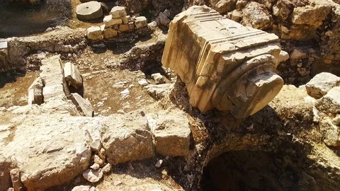 Ancient discovery  Stock Footage 119503230