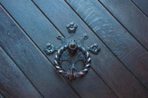 Ancient door handle Stock Photos