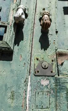 Ancient door knob Stock Photos