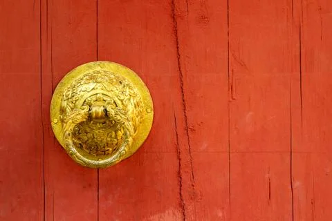 Ancient door knocker Stock Photos