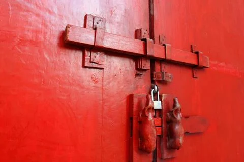 Ancient door Stock Photos