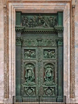 Ancient door Stock Photos