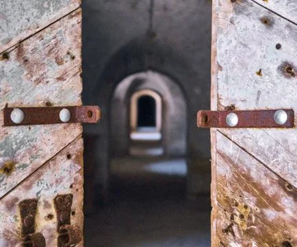 Ancient door Stock Photos