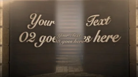 Ancient Doors Introduction - Apple Motion 5 and Final Cut Pro X Template Stock After Effects