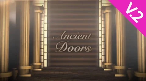 Ancient Doors Texts (V.2) - After Effects Template Stock After Effects