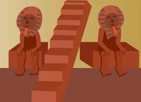 Ancient Egypt 3 Stock Illustration