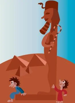 Ancient Egypt 4 Stock Illustration