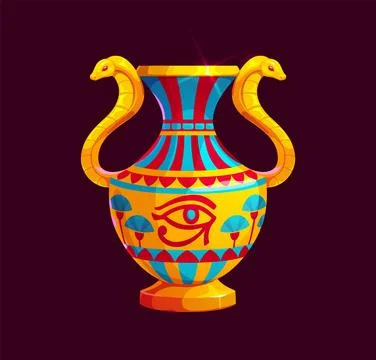 Ancient Egypt game icon, pharaoh temple treasure Stock Illustration
