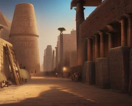 Ancient Egypt Temple of Horus Stock Photos
