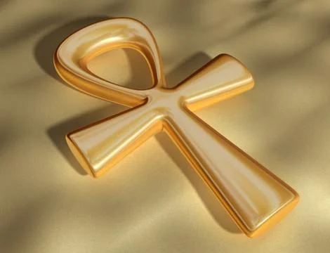 Ancient egyptian ankh Stock Illustration