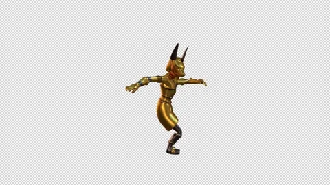 Ancient Egyptian God Anubis Dancing Loop... | Stock Video | Pond5