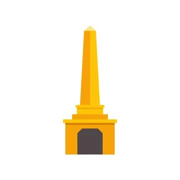 Ancient egyptian obelisk vector illustration concept artwork Ilustración de archivo