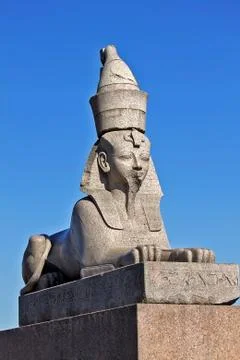 The ancient Egyptian sphinx Stock Photos