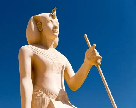 Ancient egyptian statues Stock Photos