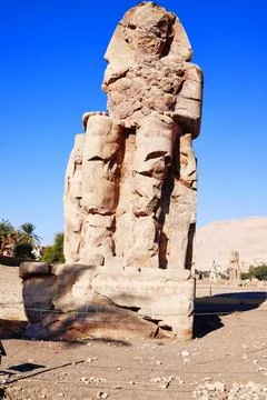 Ancient Egyptian stone statue Stock Photos