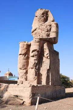 Ancient Egyptian stone statue Stock Photos